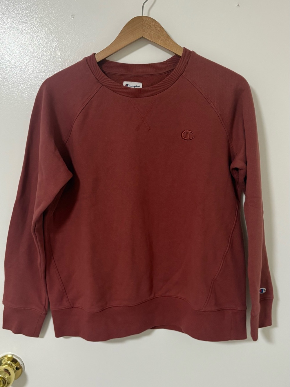 Champion Crewneck Sweatshirt - Brick Red